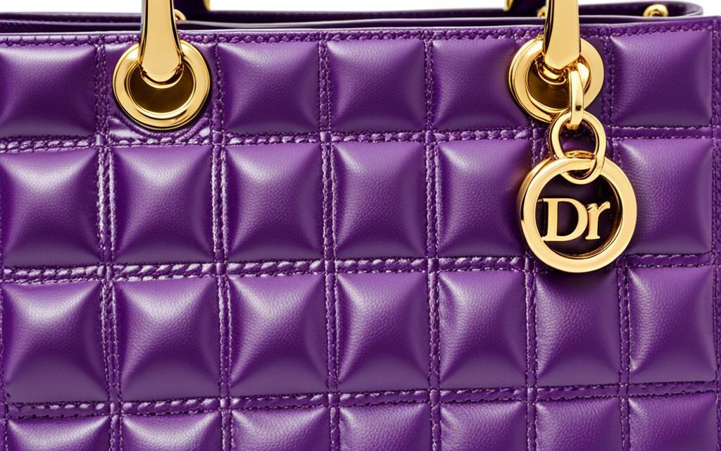 Dior Purple Lady Dior Medium Bag